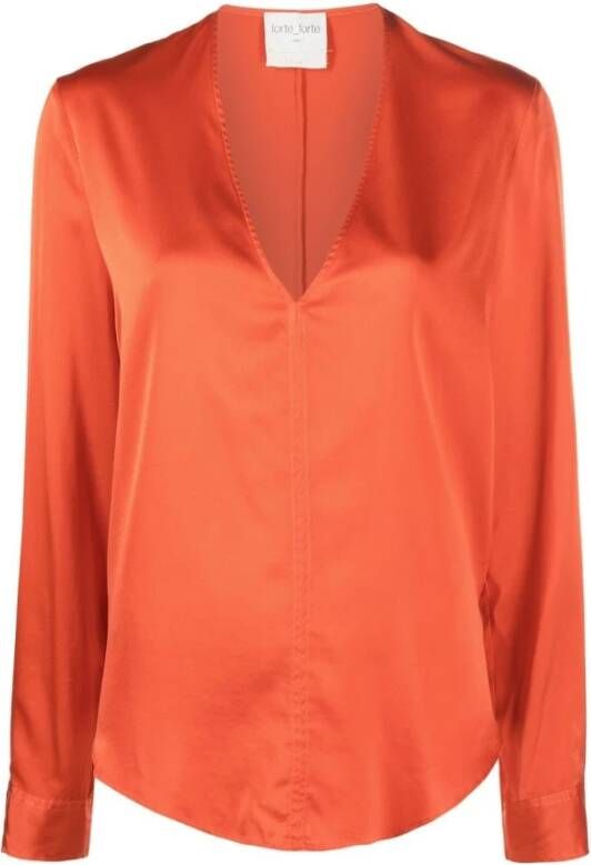 Forte Blouse & overhemd Oranje Dames