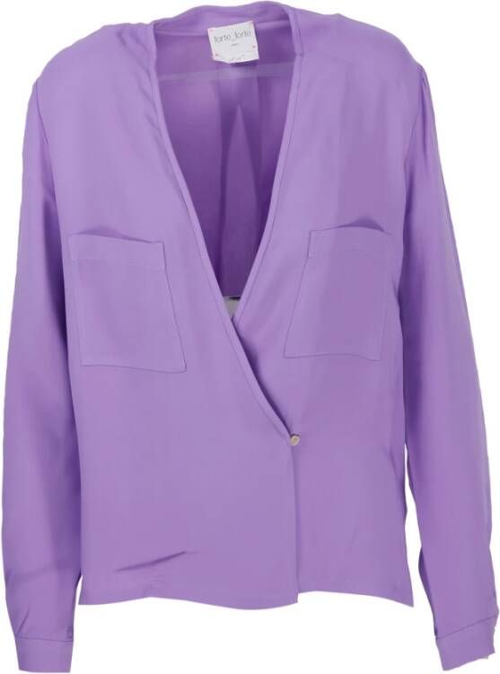 Forte Blouse & overhemd Purple Dames