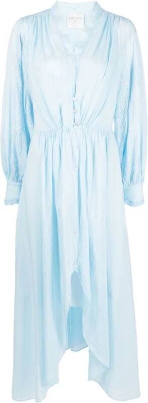 Forte Dag Midi -jurk Blauw Dames