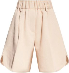 Forte High-waisted shorts Beige Dames