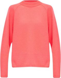 Forte Loose-fitting sweater Roze Dames