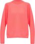 Forte Roze Rib Ronde hals Sweater Pink Dames - Thumbnail 1