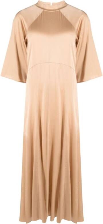 Forte Maxi Dresses Beige Dames