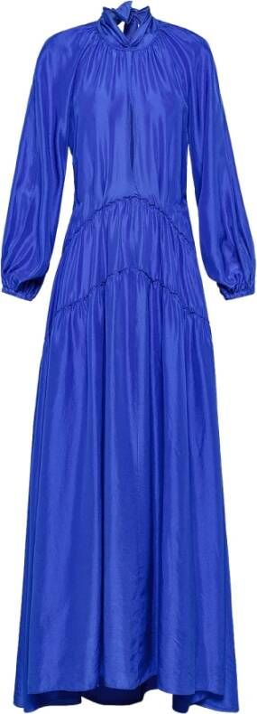 Forte Maxi Dresses Blauw Dames