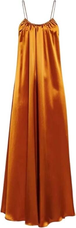 Forte Maxi Dresses Oranje Dames