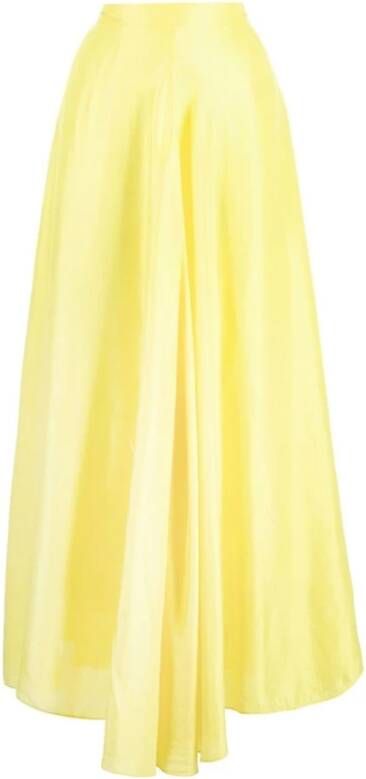 Forte Maxi Skirts Yellow Dames