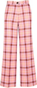 Forte Pleat-front trousers Roze Dames