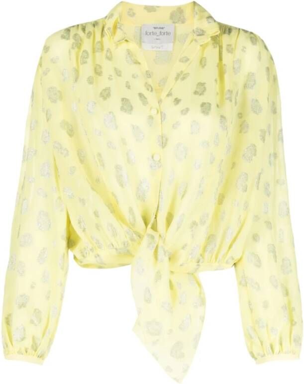 Forte Shirts Geel Dames