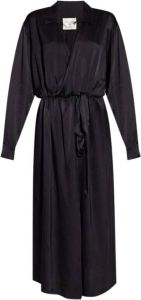 Forte Silk dress Zwart Dames
