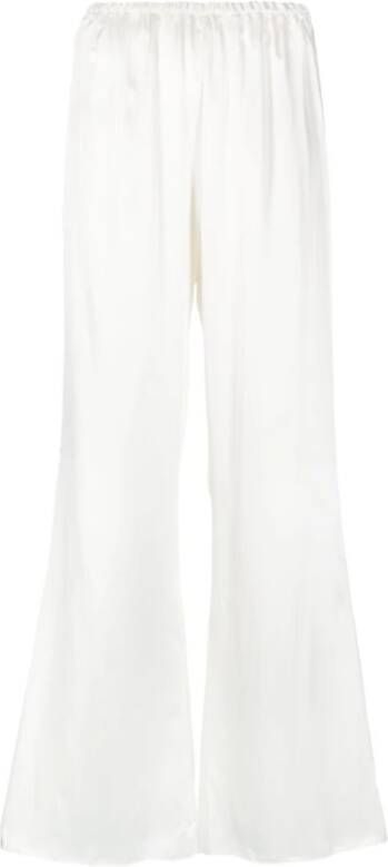 Forte Straight Trousers White Dames