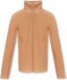 Forte Top met opengewerkte details en hoge hals Beige Dames - Thumbnail 1