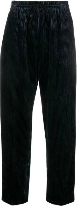 Forte Trousers Blue Blauw Dames