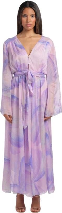 Forte Wrap Dresses Purple Dames