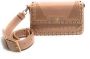 Fracomina Dames Schoudertas in Roze Eco-Leer met Studs Roze Dames - Thumbnail 1