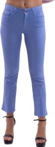 Fracomina Jeans Bella Flare Cropped Stretch v Fp000V8030W40101 Blauw Dames