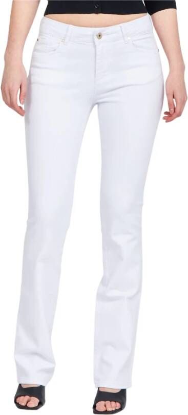 Fracomina Boot-gesneden jeans White Dames