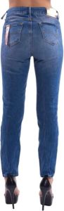 Fracomina Medium-waisted Slim Fit Jeans Blauw Dames