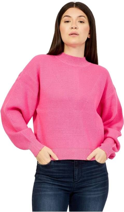 Fracomina Round-neck Knitwear Roze Dames