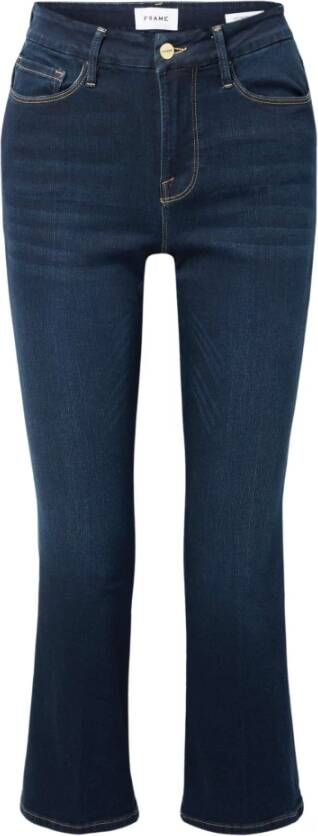 Frame Bijgesneden jeans Blauw Dames