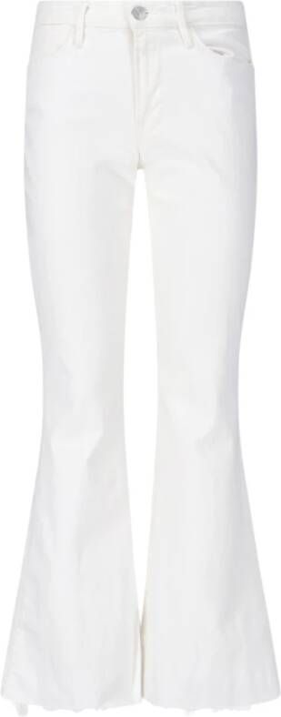 Frame Boot-cut Jeans White Dames