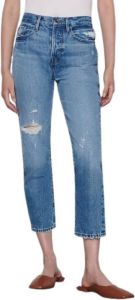 Frame Cropped Jeans Blauw Dames