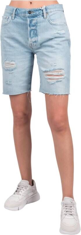 Frame Cuttoff shorts Blauw Dames