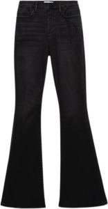 Frame Hoge Taille Flare Jeans Zwart Dames