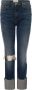 Frame Jeans de nieuwe rechte rauwe grote manchet Blauw Dames - Thumbnail 1