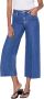Frame Jeans High Rise Wide Crop Blauw Dames - Thumbnail 1