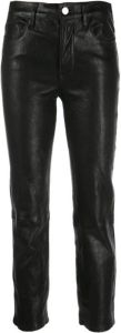 Frame Leather Trousers Zwart Dames