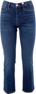 Frame Straight Jeans Blauw Dames