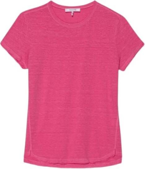 Frame T-Shirts Roze Dames