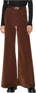 Frame Wide Trousers Bruin Dames