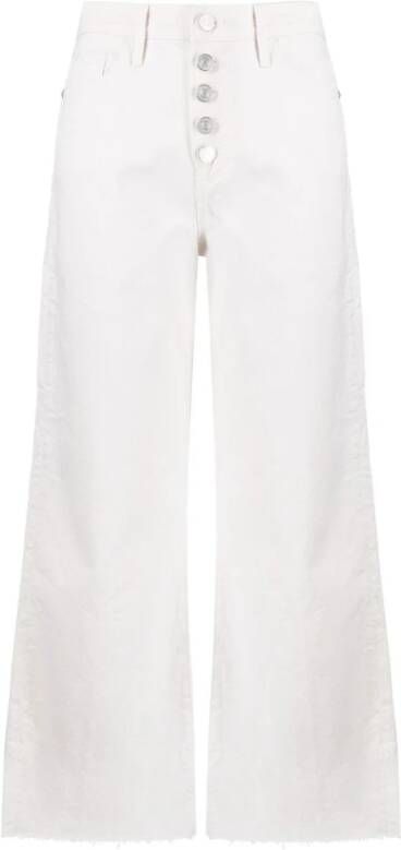 Frame Wide Trousers White Dames