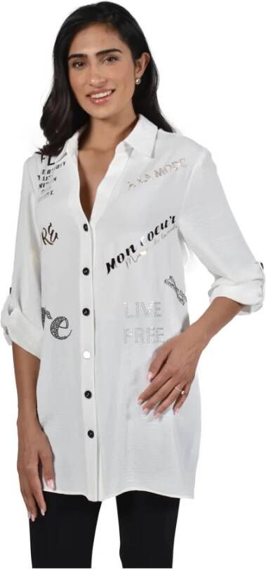 Frank Lyman Shirts White Dames