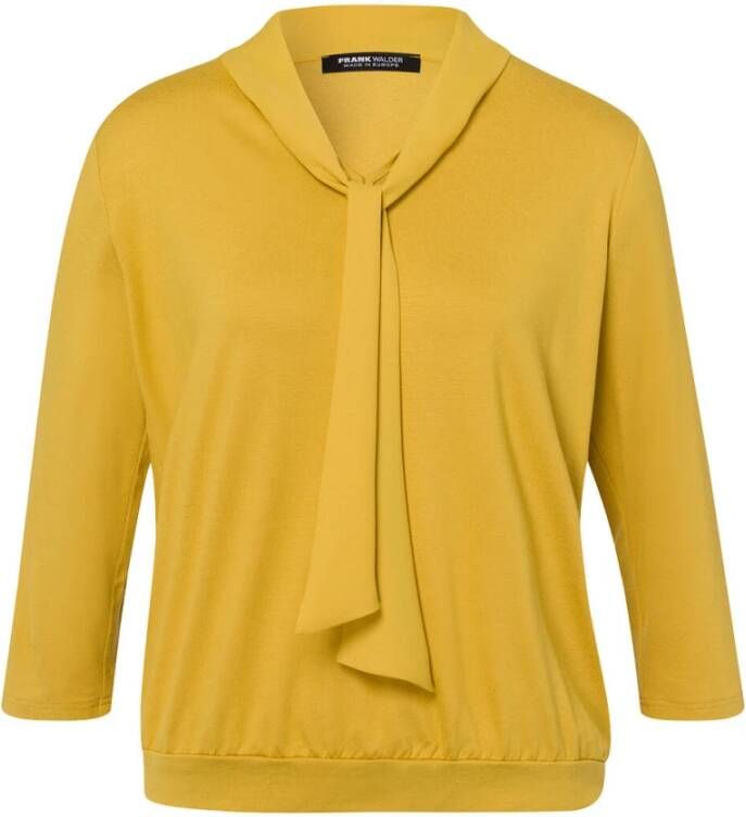 Frank Walder Langemouw Jersey Shirt Yellow Dames