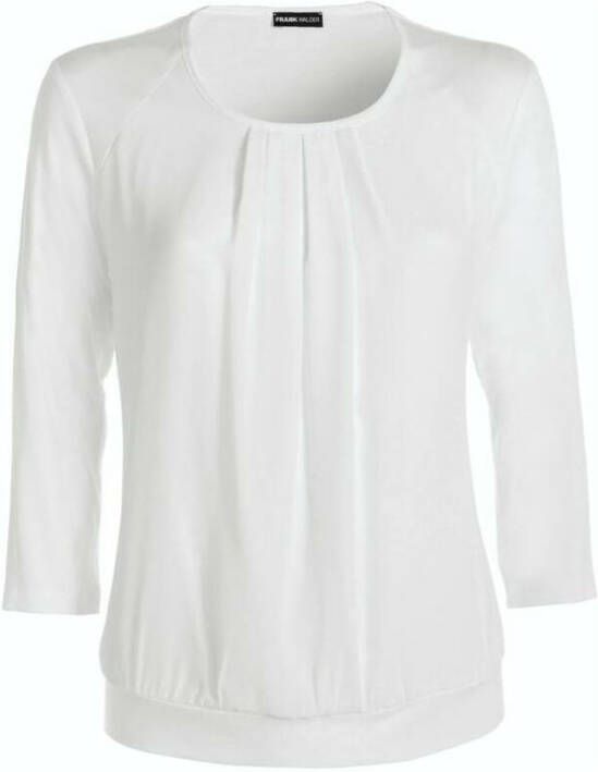 Frank Walder Long sleeve top MIINTO-72d8153c5224ee9d4859 Wit Dames