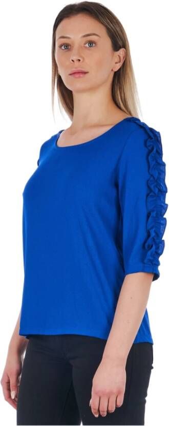 Frankie Morello Blouses Blauw Dames