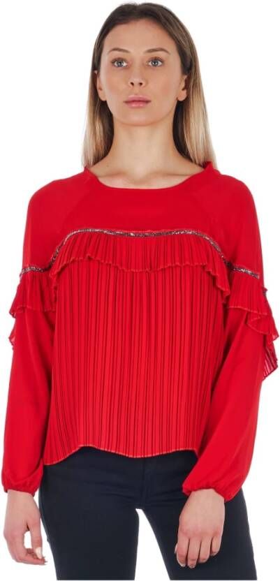Frankie Morello Blouses Rood Dames