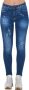 Frankie Morello Tijdloze Denim Jeans Verfijnde Stijl Blue Dames - Thumbnail 1