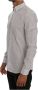Frankie Morello White Blue Striped Casual Cotton Regular Fit Overhemd Blauw Heren - Thumbnail 1