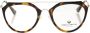 Frankie Morello Chic Aviator Tartarugato Brillen Monturen Brown Dames - Thumbnail 3