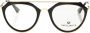 Frankie Morello Stijlvolle Aviator Bril met Gouden Accenten Black Dames - Thumbnail 3