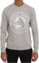 Frankie Morello Grijze Katoenen Crewneck Sweater met Morellosaurs Logo Grijs Heren - Thumbnail 1