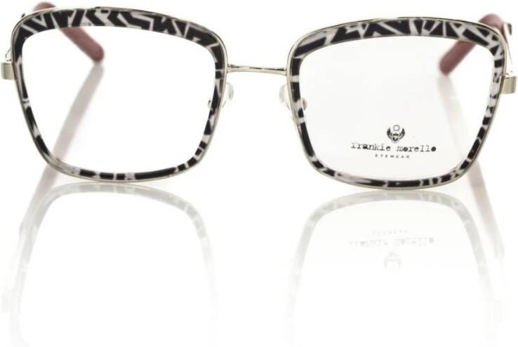 Frankie Morello Multicolor Metalen Vierkante Brilmonturen Multicolor Unisex