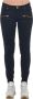 Frankie Morello Bikerstijl Lage Taille Multi-pocket Broek Black Dames - Thumbnail 1