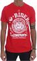 Frankie Morello Chique Rood 'Riders' Motief Ronde Hals T-Shirt Red Heren - Thumbnail 1