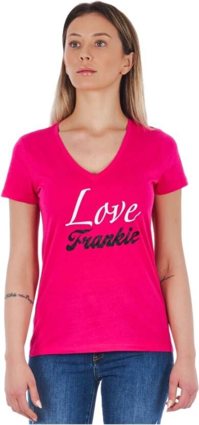 Frankie Morello T-shirts Roze Dames