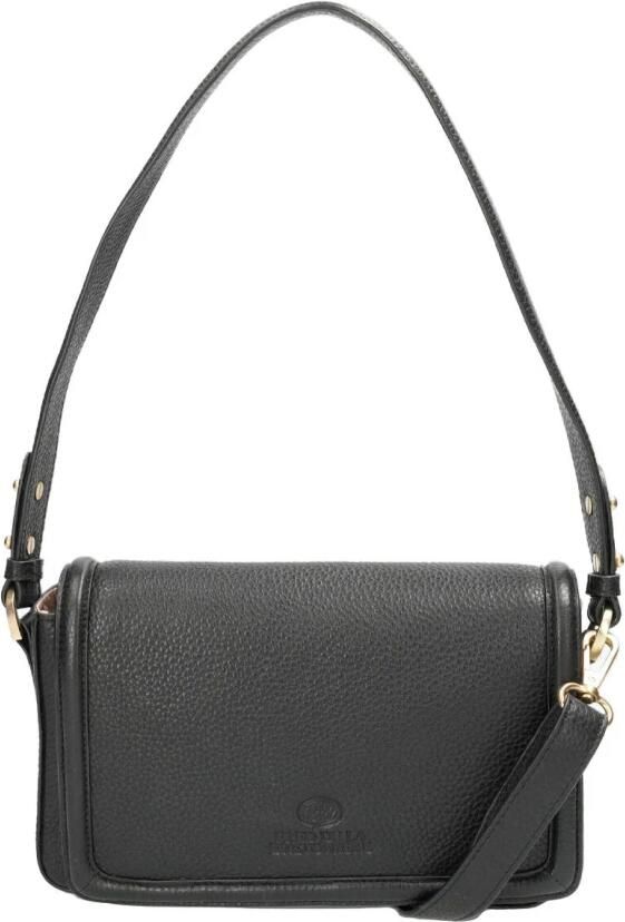 Fred de la Bretoniere Leren Schoudertas Fr003200343W Black Dames