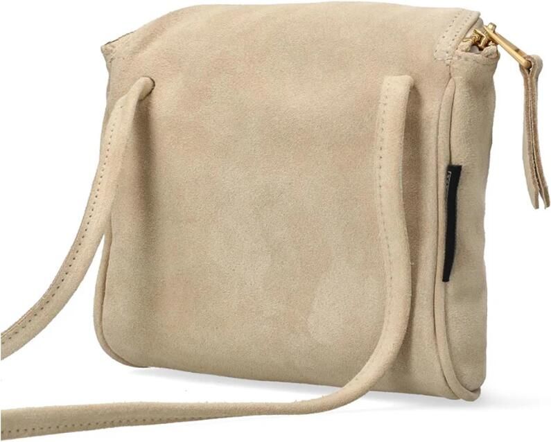 Fred de la Bretoniere Beige Suède Crossbody Tas Marianneke Beige Dames - Foto 3